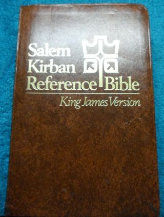 Rare,  Vintage Copyright 1979 Salem Kirban Reference Bible KJV 2