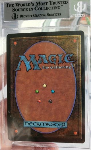 Vintage Magic | MTG BGS 9 Beta Purelace,  QUAD,  9.  5, 3