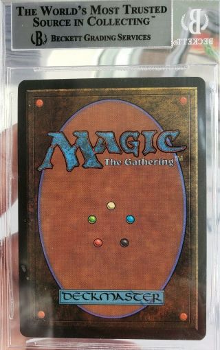 Vintage Magic | MTG BGS 9 Beta Purelace,  QUAD,  9.  5, 4