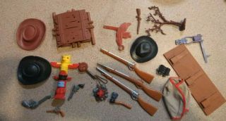 1970 1980s Toys Odds And Ends - Lone Ranger Marx,  Timpo Toys Accessories
