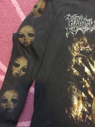 Cradle Of Filth Vintage 1990s Shirt Blue Grape Tag RARE Black Death Metal OG 4