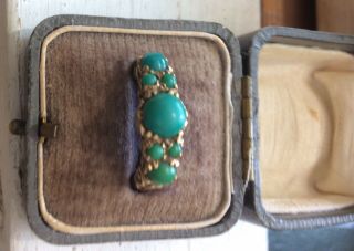 Victorian Turquoise And Gold Ring