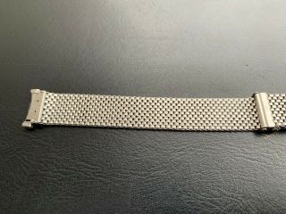 Vintage JB Champion NASA 19mm Stainless Steel Bracelet Band Horned Ends Omega 7