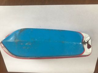 Vintage Tin Toy Boat By J.  Chein Made In USA 4