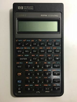 Vintage 1987 Hewlett Packard Hp 32s Ii Rpn Scientific Calculator