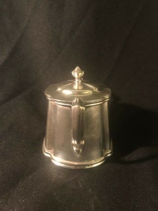 Vintage Baltimore & Ohio B & O RR Silver Soldered Sugar Bowl - Reed & Barton 7