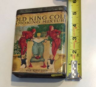 “rare “ Old King Cole Paper Label Tobacco Tin.  Circa 1903 Maxfield Parrish