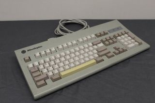 RARE Vintage Silicon Graphics SGI AT101 Grey Keyboard ALPS 9500900 BIGFOOT 3