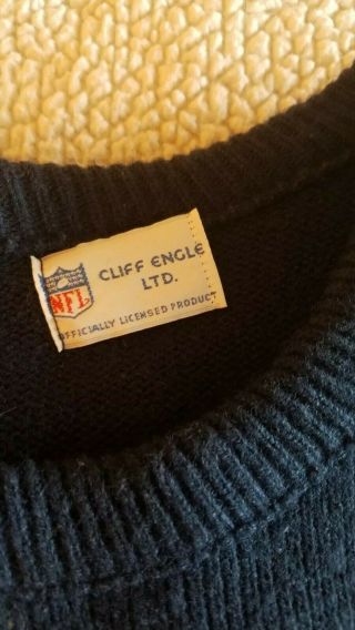 Vintage Mike Ditka,  Chicago Bears Sweater,  Size L,  NFL ltd. ,  wool blend 2