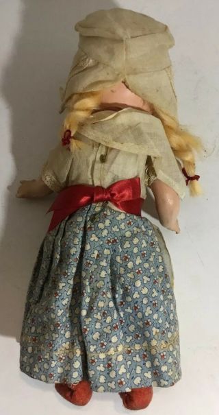 ANTIQUE/ VINTAGE ALL COMPOSITION BOY/GIRL DOLLS IN HOUSE.  Vogue? Effanbee? 9
