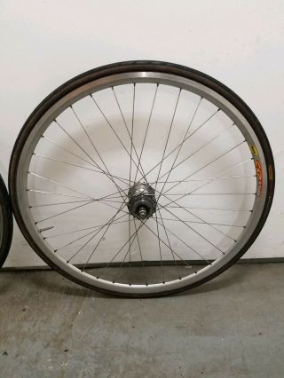 Phil Wood Rear Wheel Fixed Gear Mavic Pista Track Vintage Njs Campy Record