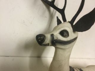 Vintage Beco blow mold reindeer with antlers 6