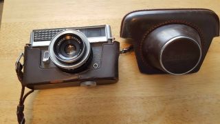 Vintage Ansco Autoset Camera And Case
