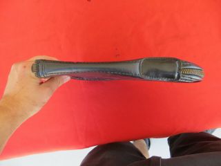 Vintage BROWNING Black w/ Red Interior Pistol Rug / Gun Case 10x7” Pouch 1489 3