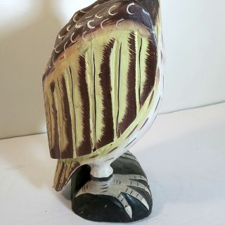 Vintage Hand Carved Pelican Sculptures 8