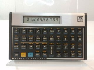 Vintage Hp - 11c Scientific Calculator With Case