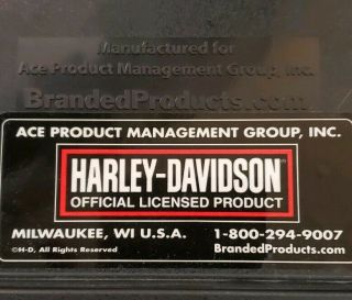 RARE HARLEY - DAVIDSON HD MOTORCYCLE AUTHORIZED SERVICE GLASS NEON SIGN BAR LIGHT 4