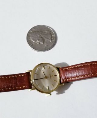 Vintage OMEGA 14K Solid Gold Watch, 7