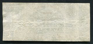CR 85A 1862 $5 THE STATE OF NORTH CAROLINA RALEIGH,  NC OBSOLETE BANKNOTE RARE 2