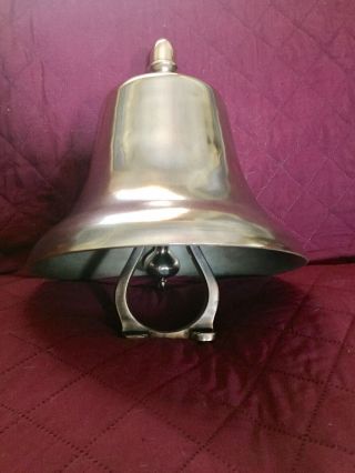 Vintage Brass Fire Engine Bell From Early 1930 