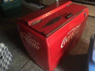 Vintage 1950 Coca Cola Soda Cooler Westinghouse Coke Water Cooled 3