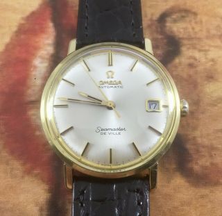 Omega Seamaster DeVille 14k/ss Vintage Automatic Watch 1967 cal.  565 - 2946 3