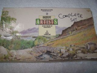 Vintage Set Of 72 Derwent Artist Colored Pencils Rexel Cumberland