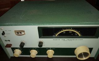 Vintage Heathkit Hw - 16 Tri - Band Cw Transceiver Ham Radio Restoration