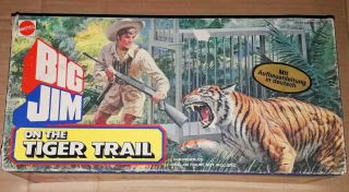 Vintage Big Jim Mattel On The Tiger Trail Set Misb Store Stock Sandokan/mego