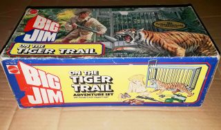Vintage BIG JIM Mattel ON THE TIGER TRAIL Set MISB Store Stock Sandokan/mego 2