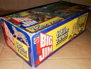 Vintage BIG JIM Mattel ON THE TIGER TRAIL Set MISB Store Stock Sandokan/mego 3