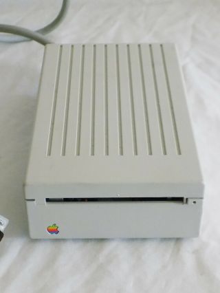 Apple Superdrive External Floppy 1.  4mb Fdhd Disk Drive G7287 Vintage Mac Iigs