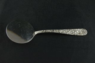 S Kirk & Son Repousse Sterling Silver Small Hot Cake Server - No Mono