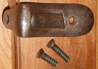 1877 Springfield Trapdoor Butt Plate W/screws Vintage 45 - 70 Us Carbine Parts