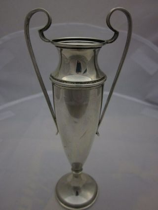 RARE 1927 BILLIARDS TROPHY in STERLING SILVER from PETERSON ' S in St.  Louis,  Mo. 4