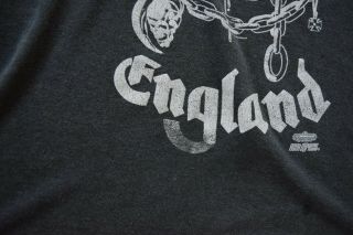 Vintage 1991 Motorhead England Shirt Tee Size Large Winterland Stedman 2