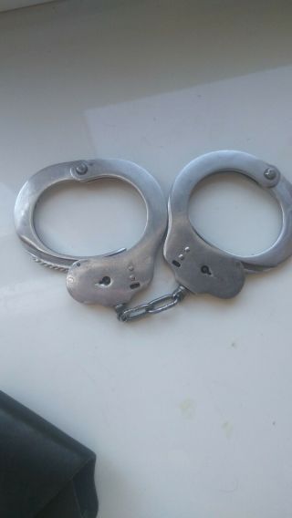 Vintage Military Police Handcuffs Key Ussr Soviet