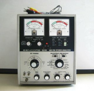 Vintage - Sencore Sg165 Am - Fm Stereo Analyzer As - Is