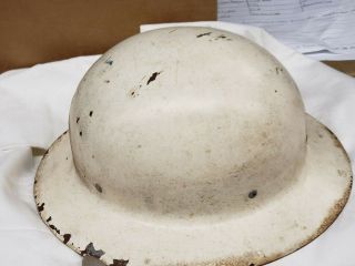 Vintage Civil Defense Helmet Prop.  Of Us Gov 