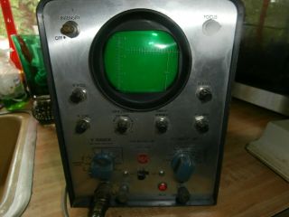 Vintage Rca Cathode - Ray Oscilloscope Wo - 33a Classic Vintage Piece,  Powers On
