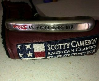 Scotty Cameron Milled Bullseye Blade Putter,  American Classics Titleist EXC Rare 11