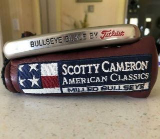 Scotty Cameron Milled Bullseye Blade Putter,  American Classics Titleist EXC Rare 2