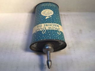 Vintage Snow Bird Oil Can Handy oiler Lead Top 4 oz rare tin Sinclair Shell Ford 7