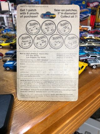 HOT WHEELS - VINTAGE 1977 Lickety Six On Card NEAR Rare $AVE 7