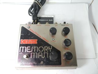 Vintage Electro Harmonix Deluxe Memory Man Echo/delay Effect Pedal 2 - Prong 70 