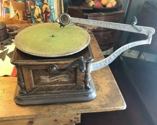 Columbia Graphophone Phonograph Vintage Record Player Paris Exposition Of 1900