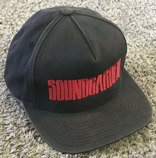 Vintage 1992 Soundgarden Tour Hat Cap,  Snapback