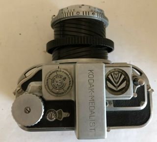 Vintage Kodak Medalist Supermatic No.  2 Ektar 100mm f=3.  5 Lens 6