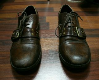 DOLCE & GABBANA Vintage Ankle Boots Shoes 8.  5 2