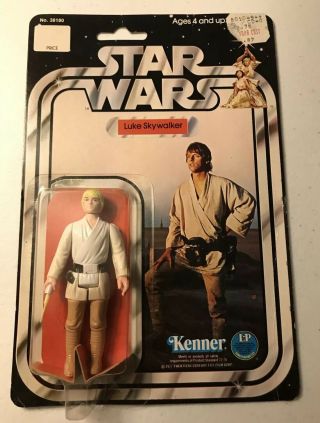Vintage 1977 Star Wars Luke Skywalker And 12 Back Card Read Afa?